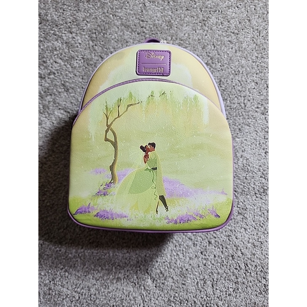 NWT Loungefly Disney Princess Tiana Mini Backpack Beautiful Condition